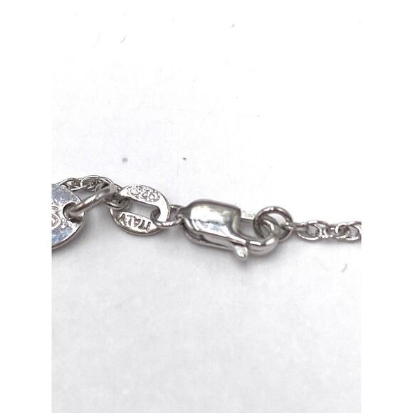 Stauer 925 Necklace Chain Pendant Sterling Silver CZ - Picture 3 of 9